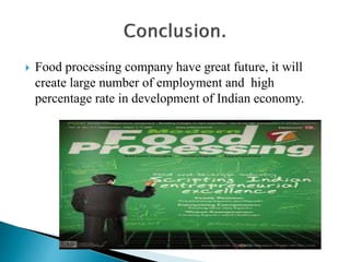 Food processing in India | PPTX