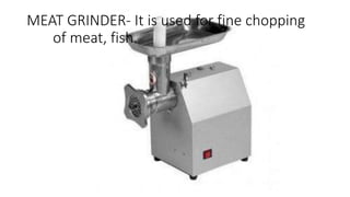 FOOD PROCESSING TOOLS WITH LABEL AND USES.pptx