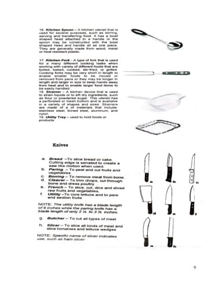9
Knives
 