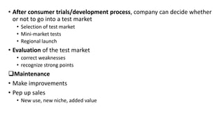 Consumer Trialsd Food product development | PPTX