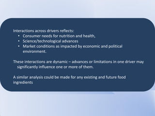 Food product development - model of functional drivers | PDF