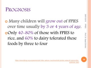 Fpies Risk Chart Food protein induced enterocolitis syndrome (FPIES) | PPTX