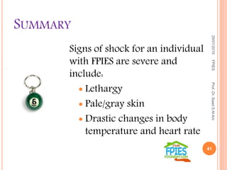 Fpies Skin Rash Food protein induced enterocolitis syndrome (FPIES) | PPTX