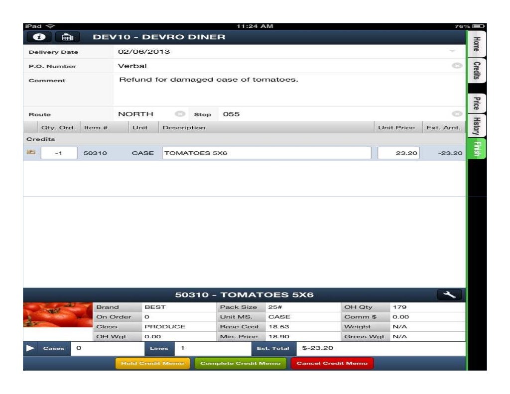 Food Purchasing Control