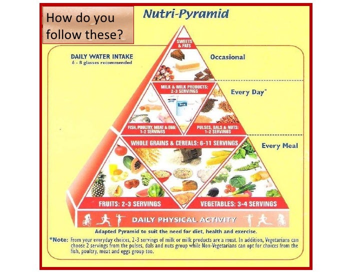 Food pyramid. serving