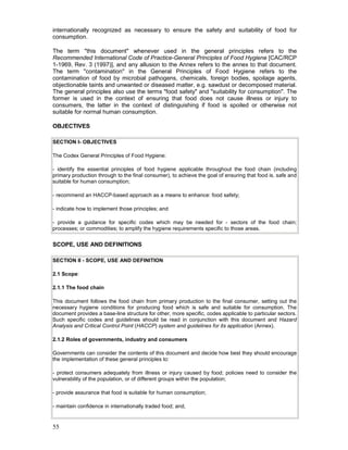 Food quality and safety systems a training manual on | PDF