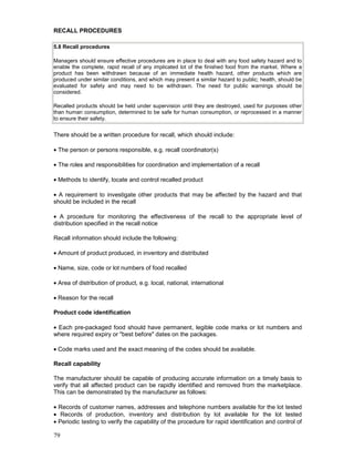 Food quality and safety systems a training manual on | PDF