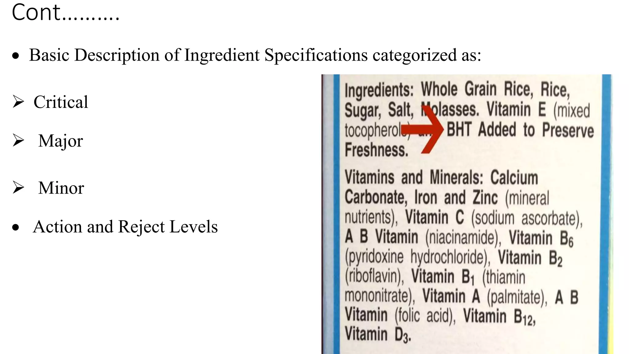 FOOD QUALITY CONTROL | PPTX