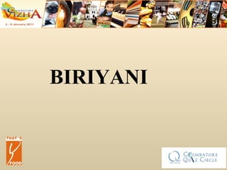 BIRIYANI 