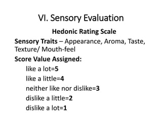 Taste Testing Scale FOOD RESEARCH DEVELOPMENT.pptx
