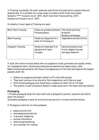Food revision booklet answers | DOC