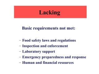 Food safety perespectives in the Eastern Mediterranean | PPT