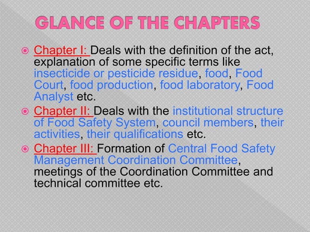 Food Safety Act 2013 PPT food-safety-act-2013-ppt