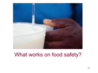 Sustained food safety action for improved nutrition and health of Africans