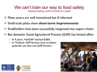 Sustained food safety action for improved nutrition and health of Africans