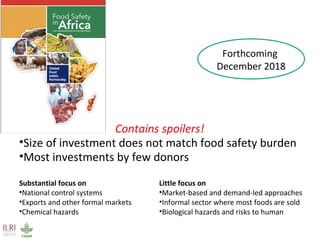 Sustained food safety action for improved nutrition and health of Africans
