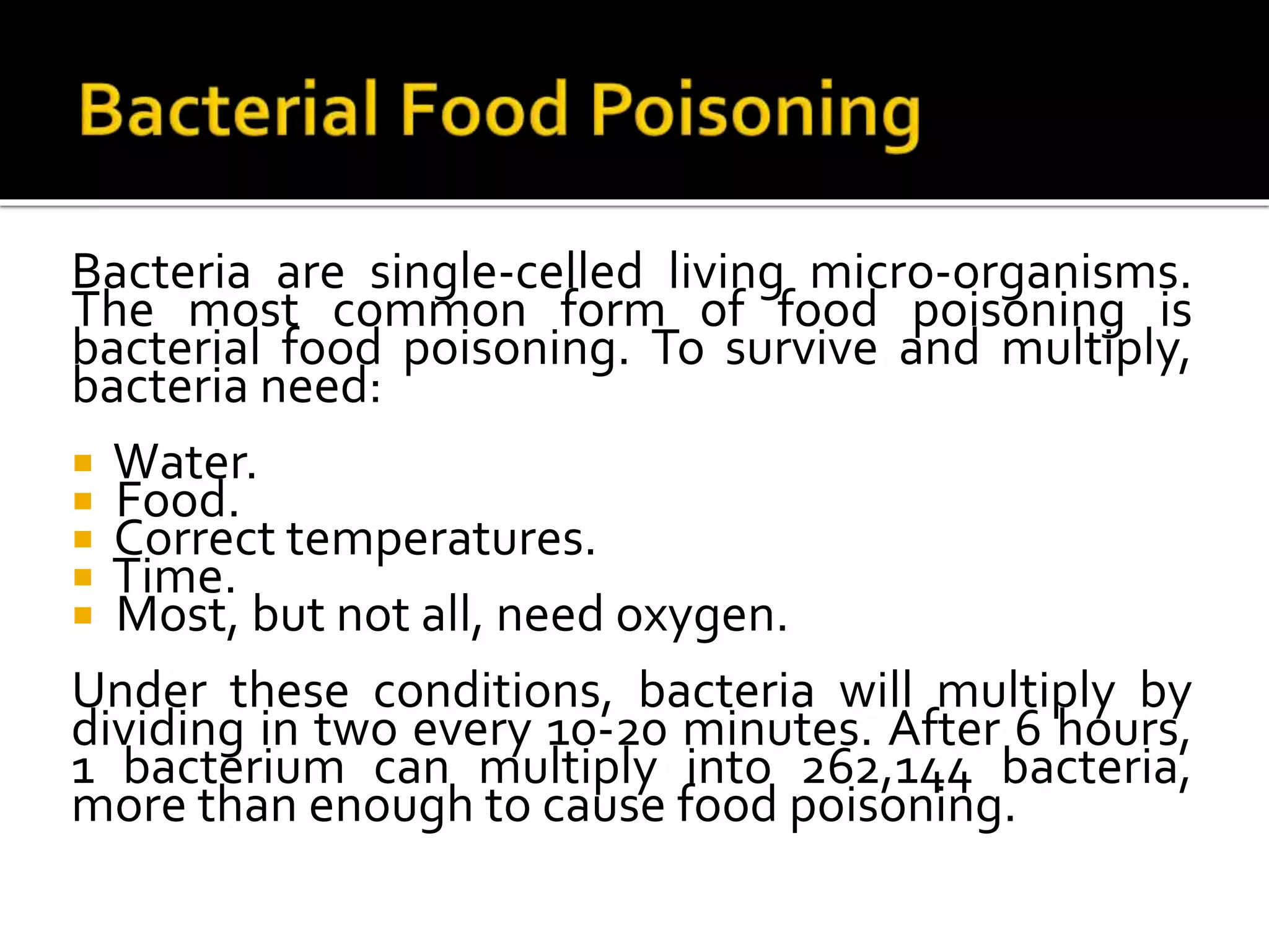Food safety and hygiene | PPTX