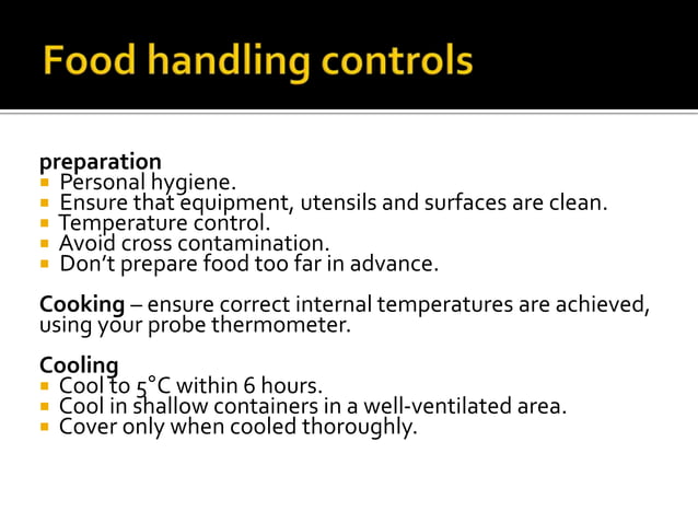 Food safety and hygiene | PPTX
