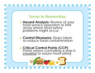 Food safety and_sanitation_for_cacfp_slide_print | PDF