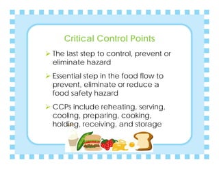 Food safety and_sanitation_for_cacfp_slide_print | PDF