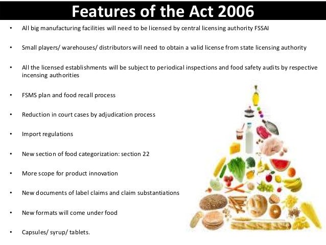 Food safety and standard act 2006
