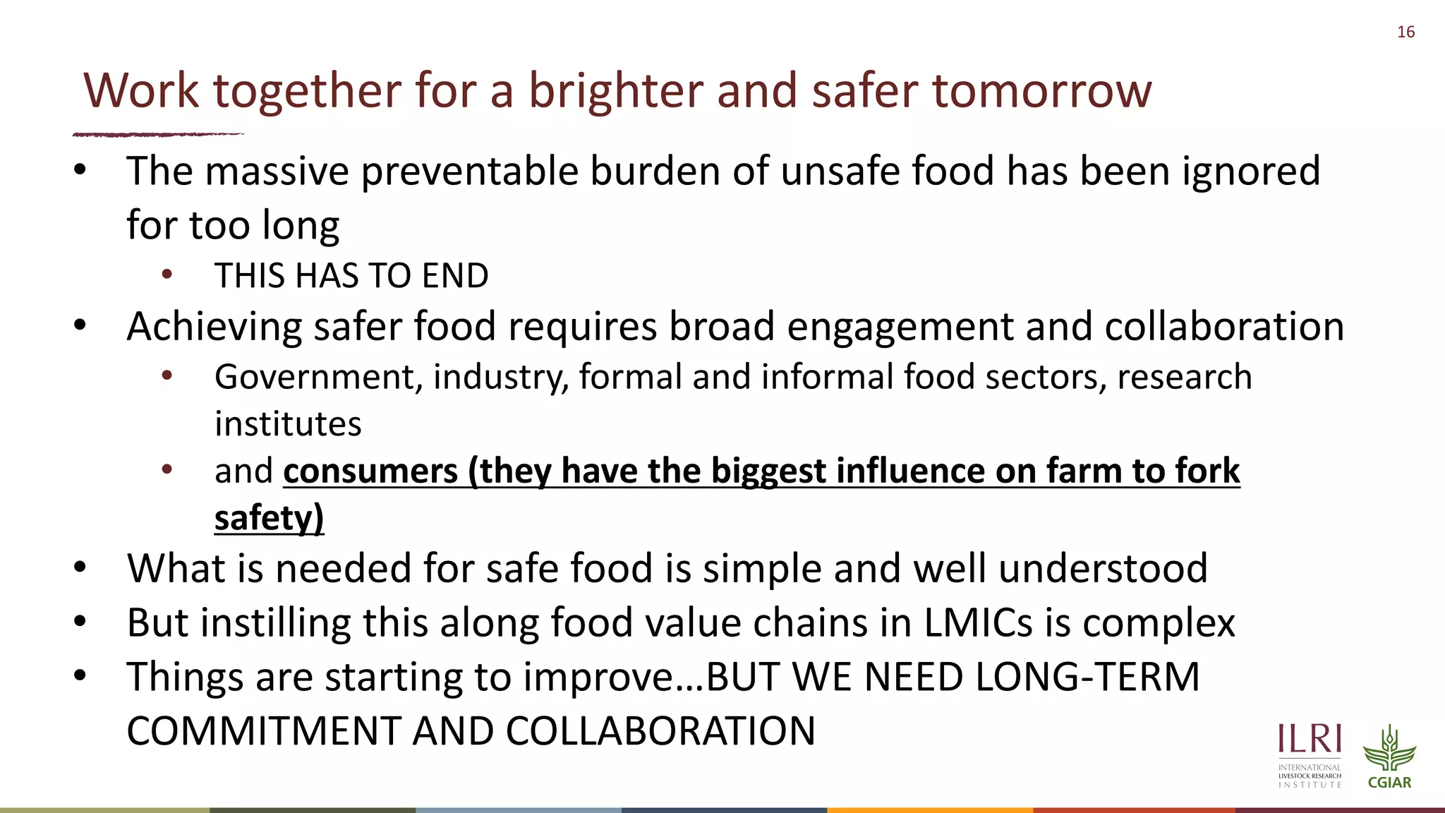 Global food safety: Situation and challenges | PPTX