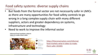 Global food safety: Situation and challenges