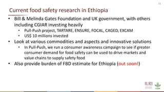 Global food safety: Situation and challenges