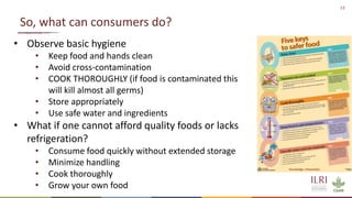 Global food safety: Situation and challenges