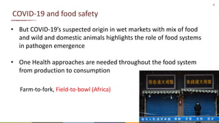 Global food safety: Situation and challenges