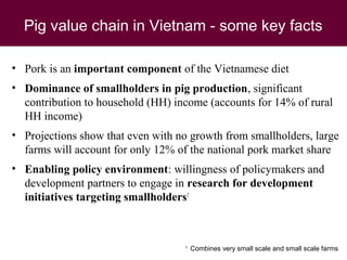 Food safety challenges in smallholder pig value chains in Vietnam: From an assessment to feasible interventions using an integrated approach