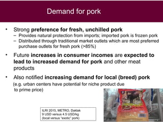 Food safety challenges in smallholder pig value chains in Vietnam: From an assessment to feasible interventions using an integrated approach