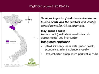 Food safety from a global perspective to a country perspective addressing challenges along smallholder pig systems in Vietnam