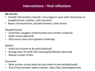 Food safety from a global perspective to a country perspective addressing challenges along smallholder pig systems in Vietnam