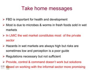 Why food safety matters for development: agri-food system perspective