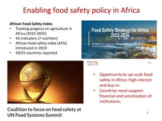 The future of food safety in Africa: Research perspective