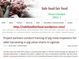 Food safety issues and scientific advances related to animal-source foods