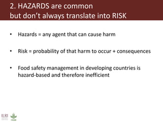 Milk, meat and fish—More than just food: Current research on food safety in sub-Saharan Africa