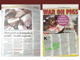 Milk, meat and fish—More than just food: Current research on food safety in sub-Saharan Africa