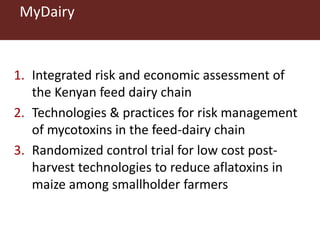 Milk, meat and fish—More than just food: Current research on food safety in sub-Saharan Africa