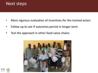 Food safety interventions: economic and health outcomes and impacts