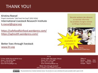 Food safety interventions: economic and health outcomes and impacts