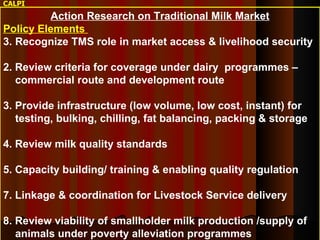 The Importance of the Informal Milk Sector in India  
