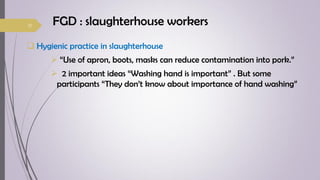Food safety knowledge, attitudes and practices among food handlers in Chiang Mai Province, Thailand