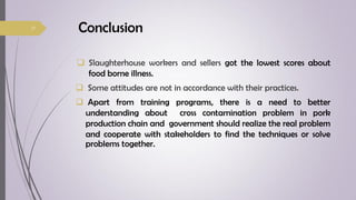 Food safety knowledge, attitudes and practices among food handlers in Chiang Mai Province, Thailand