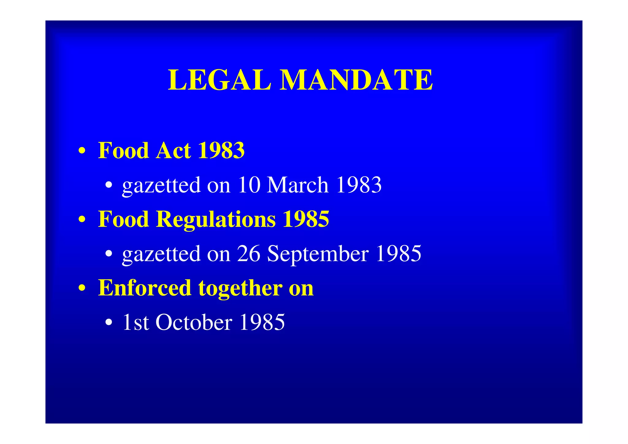 Food safety malaysia | PDF