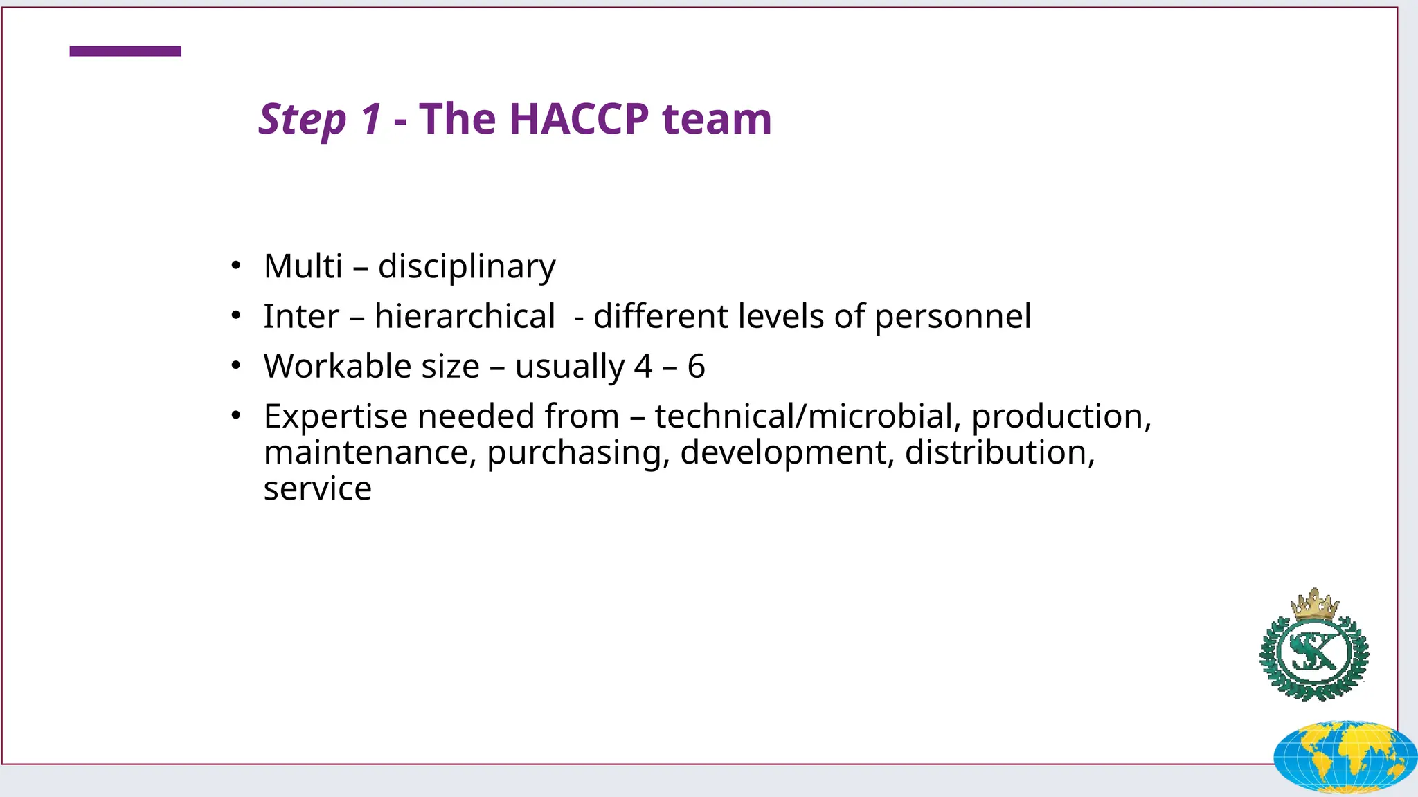 Food Safety Management System - HACCP Training material 2023.pptx