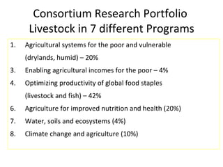 Introducing the new CGIAR structure and relations