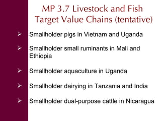 Introducing the new CGIAR structure and relations