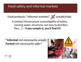 Food safety as a pathway to nutrition: The MoreMilk project